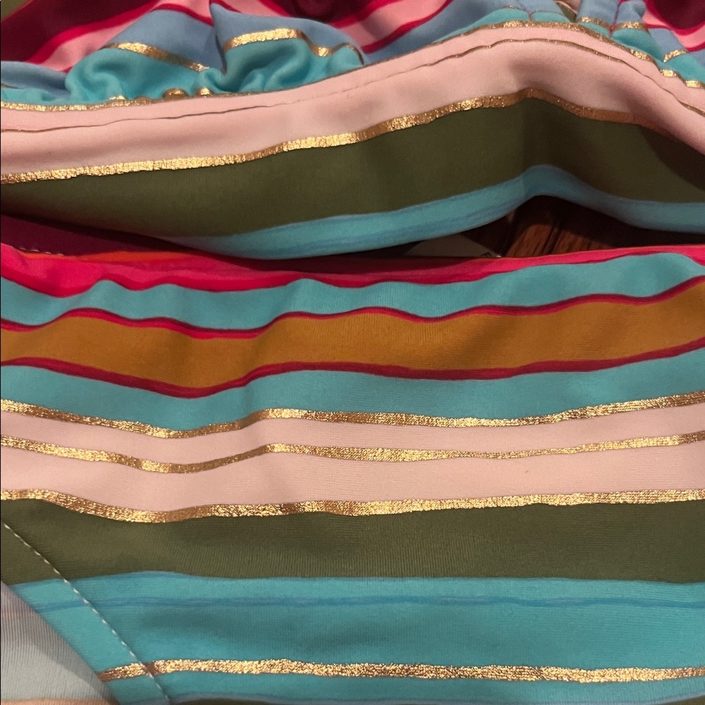 Colorful Striped Women’s One Piece - Picture 2 of 8